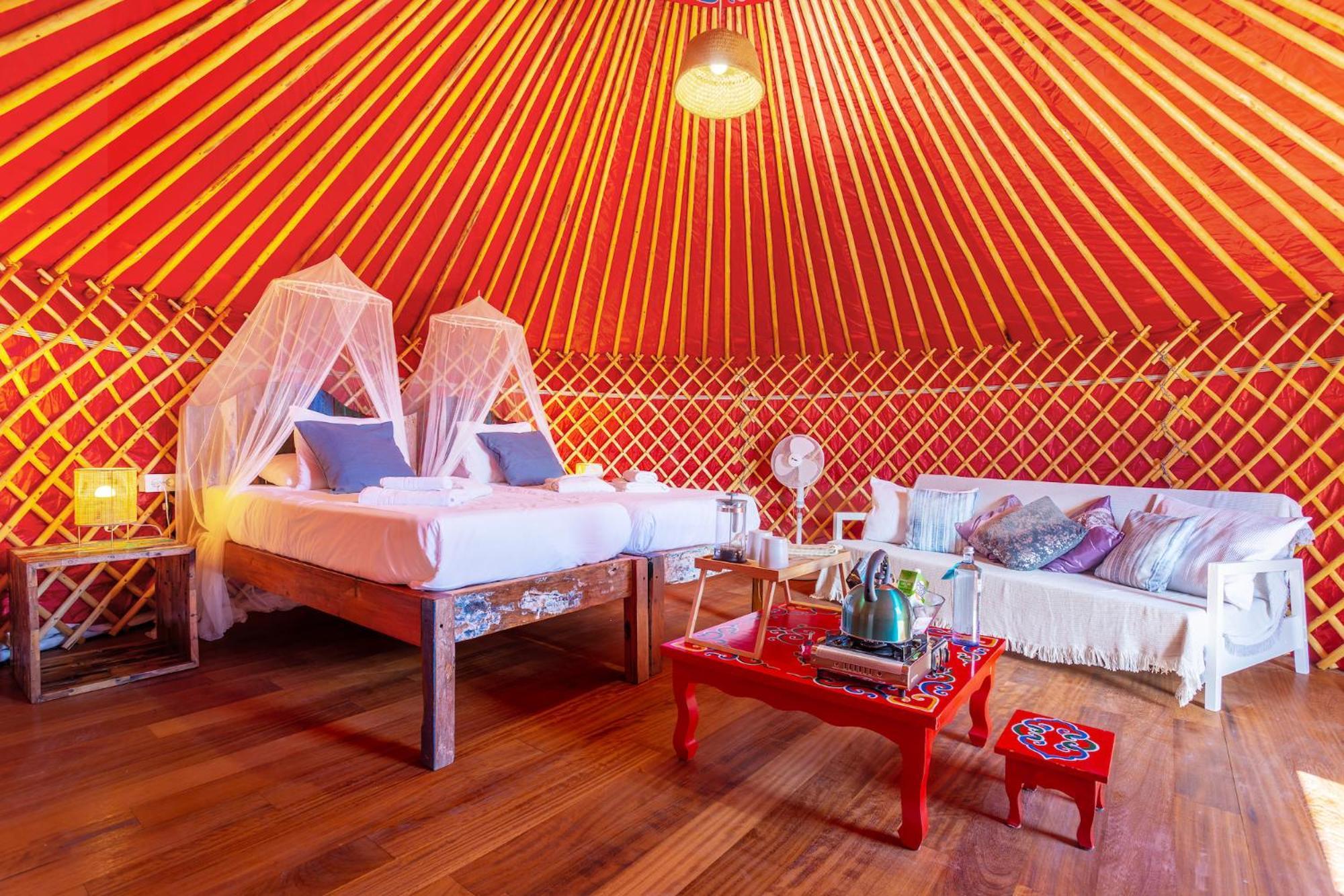 Finca De Arrieta Village - Yurts And Stone Cottages - Shared Pool - Walking Distance To Arrieta Beach - Eco Friendly Tabayesco Kültér fotó